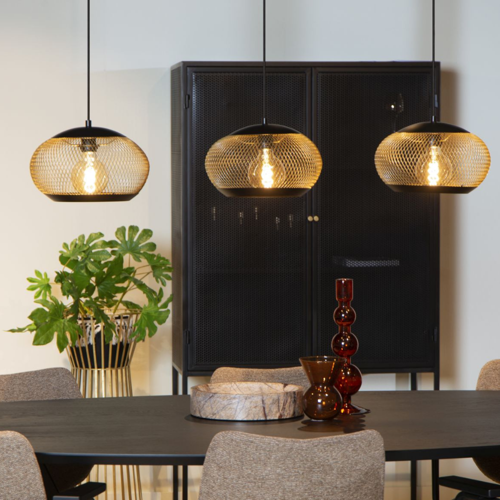 Lámpara Colgante Lucas Dorado 3xE27-3