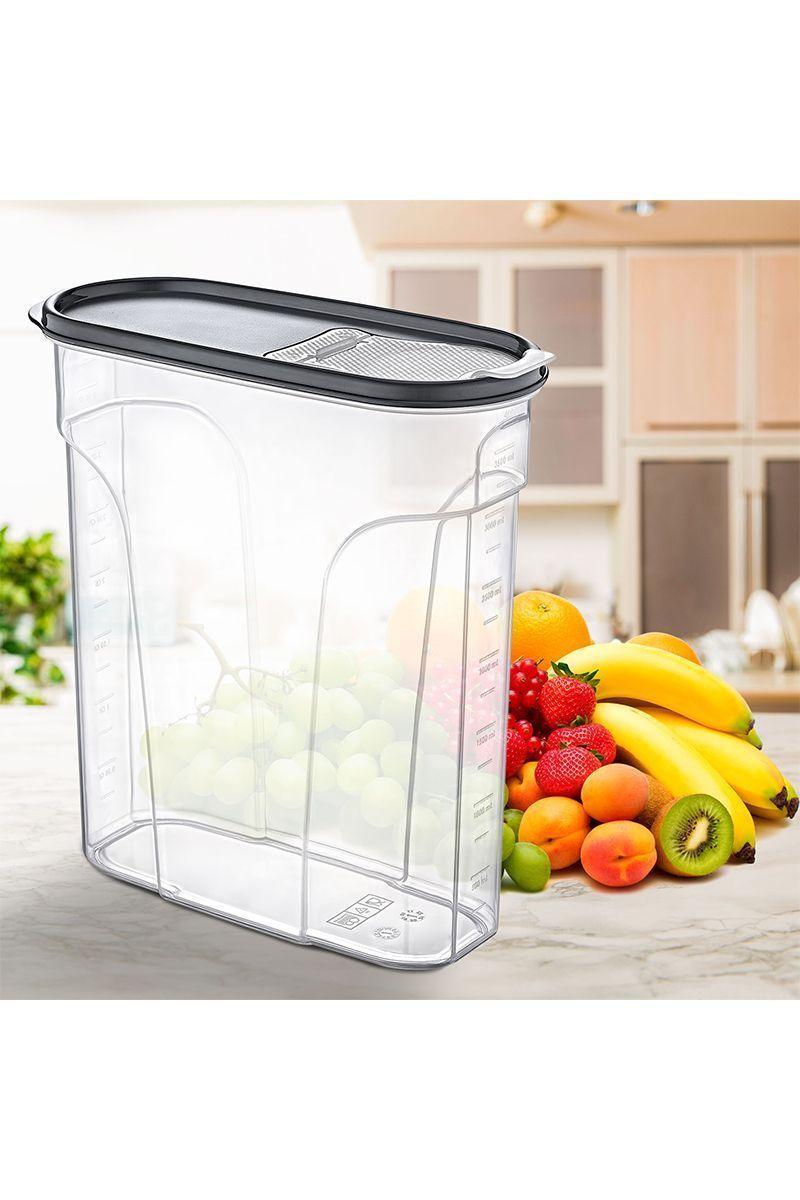 Contenedor Alimentos 4 Lt Dry Gris-3