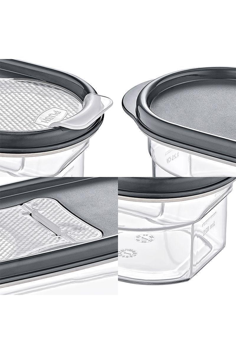 Contenedor Alimentos 4 Lt Dry Gris-4
