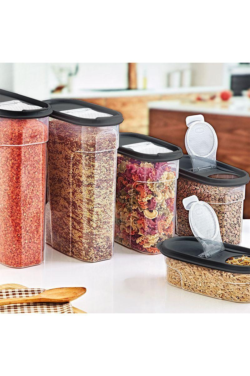 Contenedor Alimentos 4 Lt Dry Gris-1