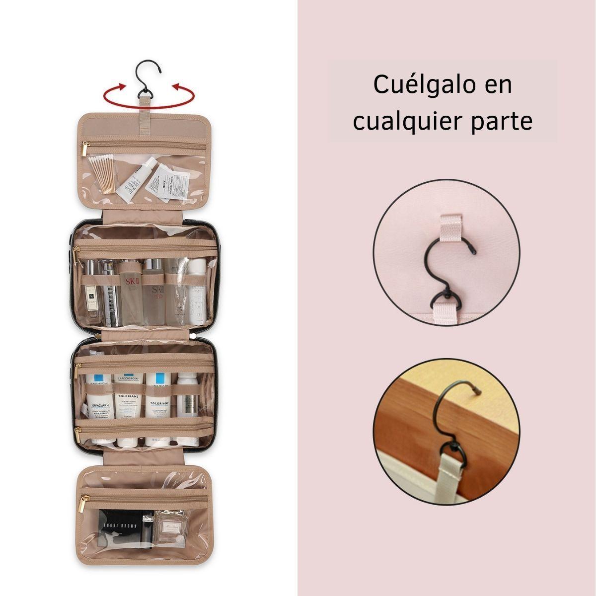 Bagsmart - Neceser kit de viaje con gancho - Lunares-1