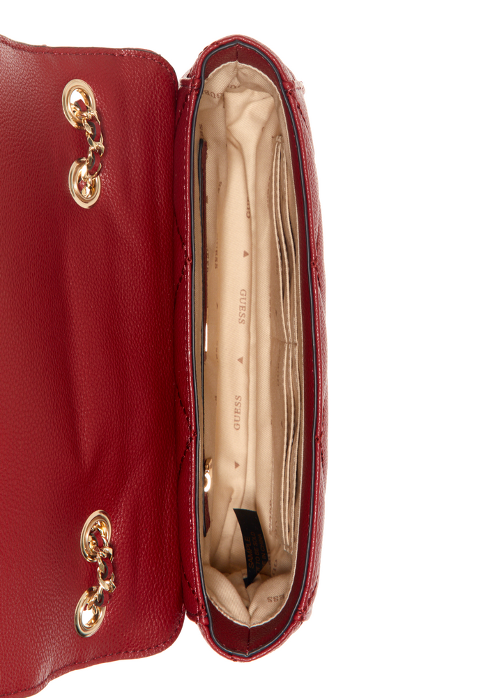 Cartera Fantine Convertible Xbody Flap Rojo Guess-3