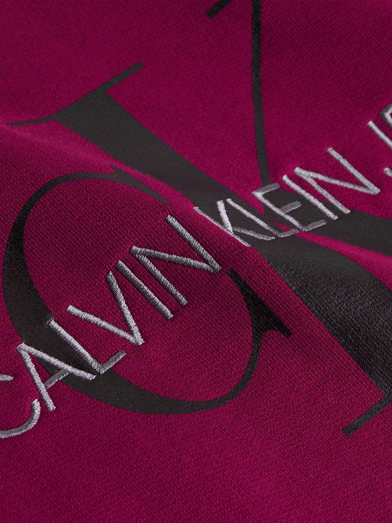 Polerón Monogram Burdeo Calvin Klein Hombre-1