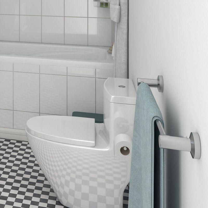 Porta Toallas Cromado Para Baño De 60cm Acero Inoxidable-1