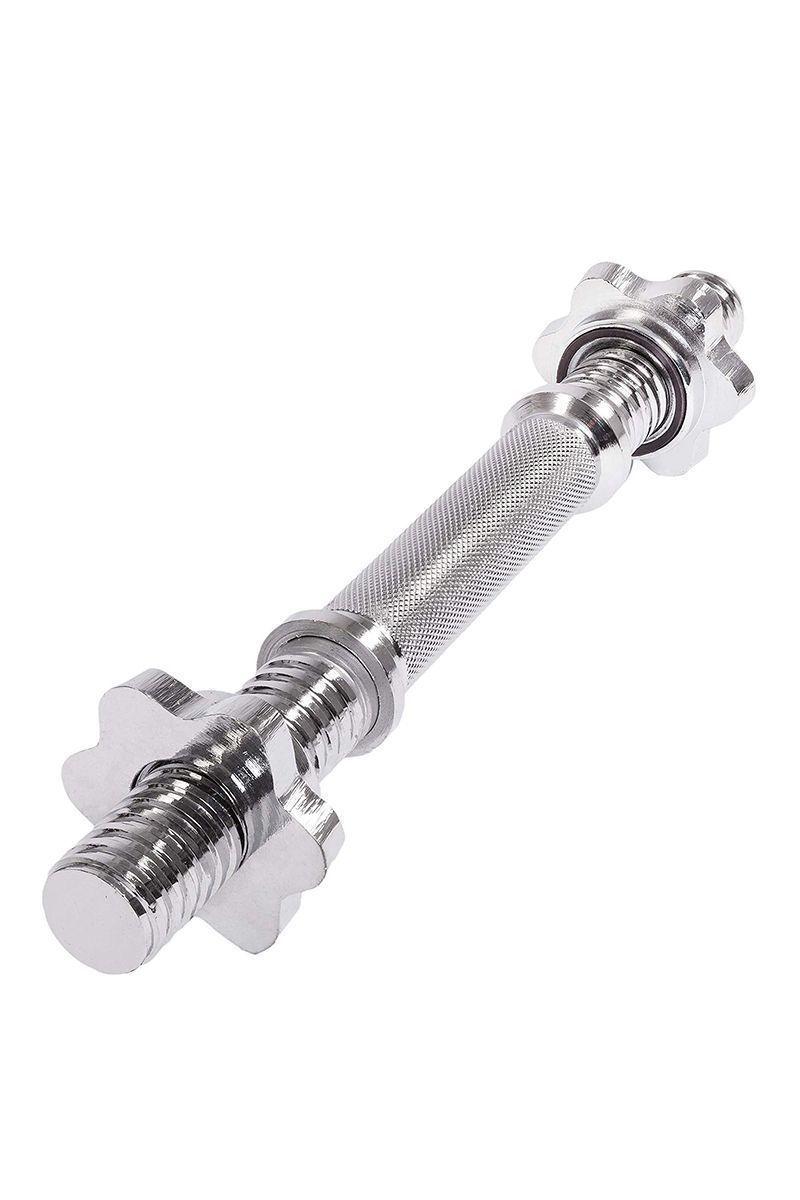 Pack Mancuerna 40cm + 10 Kg Discos Cemento-4