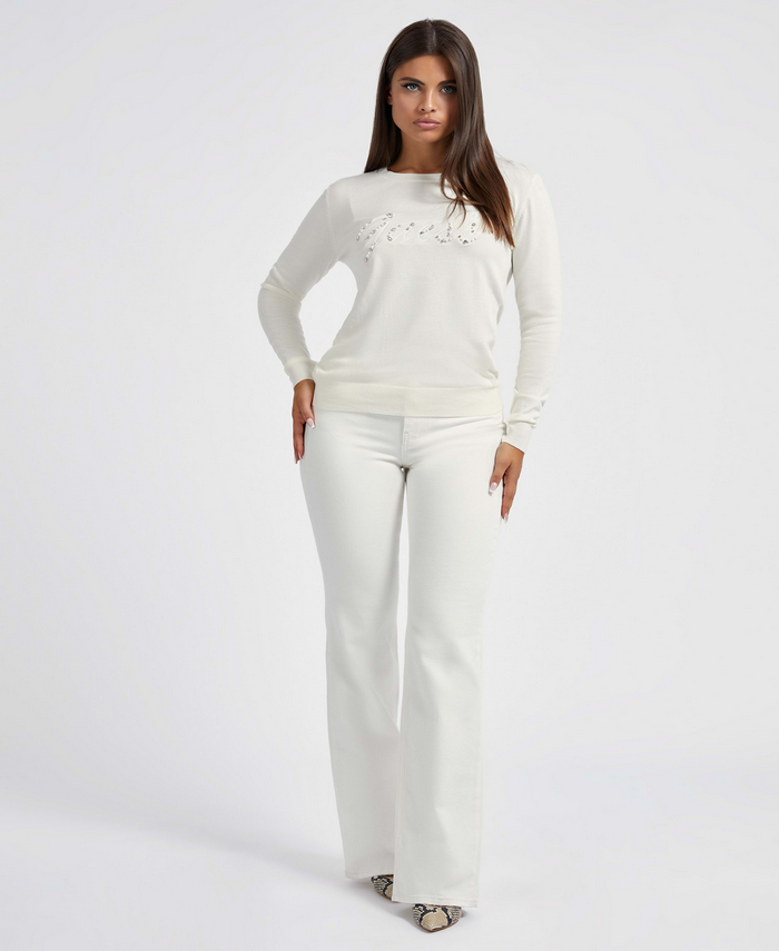 Jeans Guess 80S Straight PSSC BLANCO-0