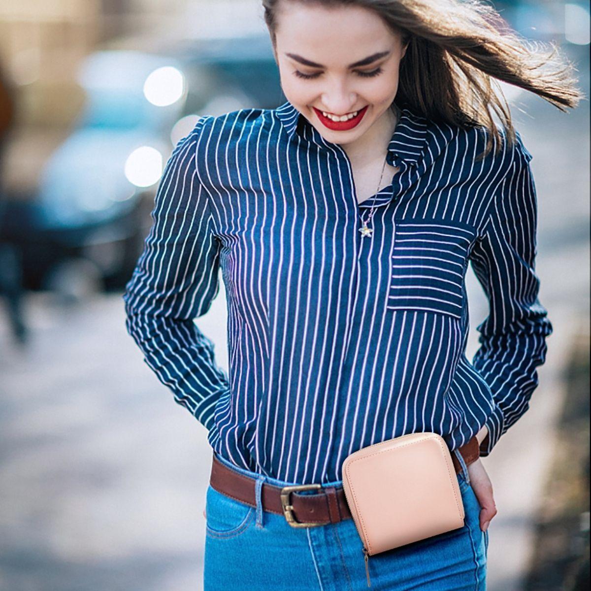 Ecosusi Bandolera Para Celular Con Cartera Desmontable - Rosado-6