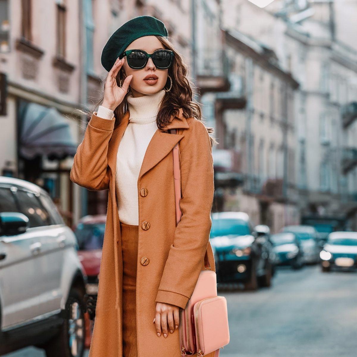 Ecosusi Bandolera Para Celular Con Cartera Desmontable - Rosado-5