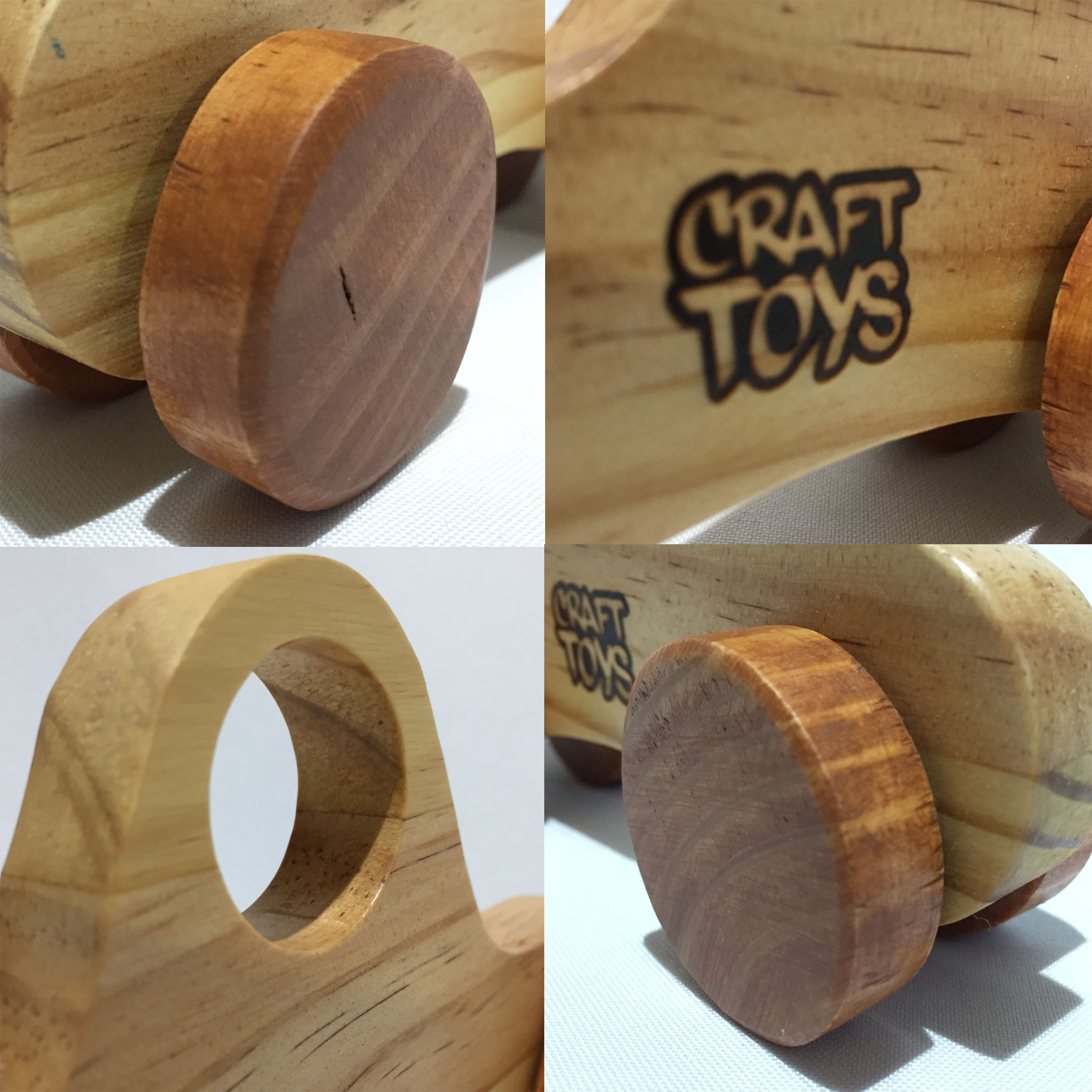 Juguete Camioneta De Madera CraftToys Natural-1