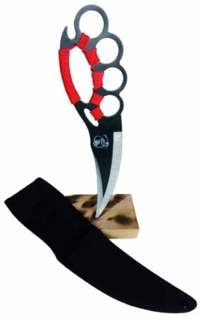 Cuchillo Manopla Cuerda Táctica Daga Paracaidista Am61-2