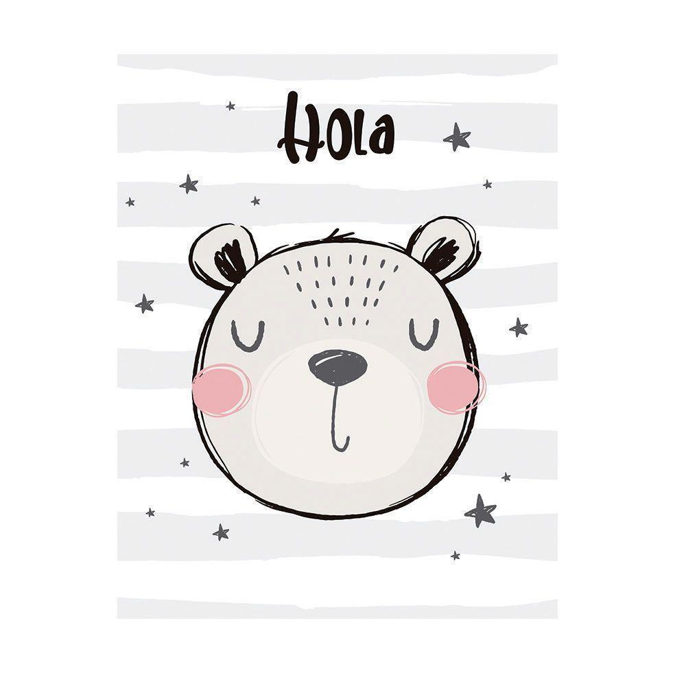 Alfombra Decorativa Infantil Hola 110X140Cm-0