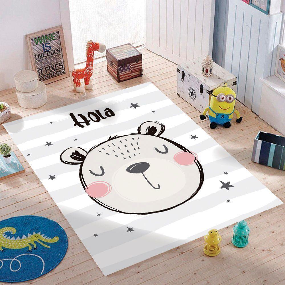 Alfombra Decorativa Infantil Hola 110X140Cm-2