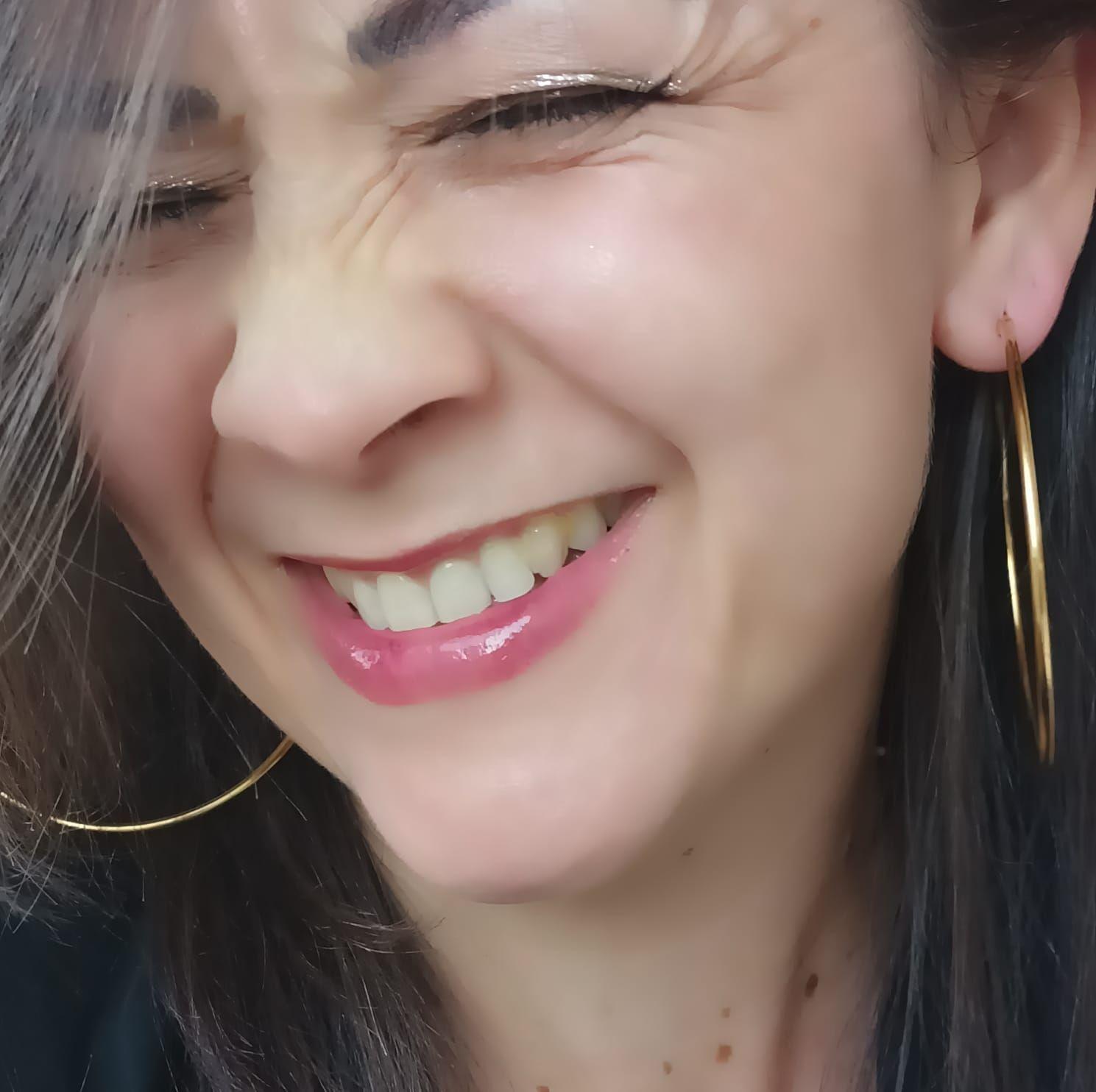 Maxi argollas hoop clásicas 65Mm chapadas en oro 18k -5