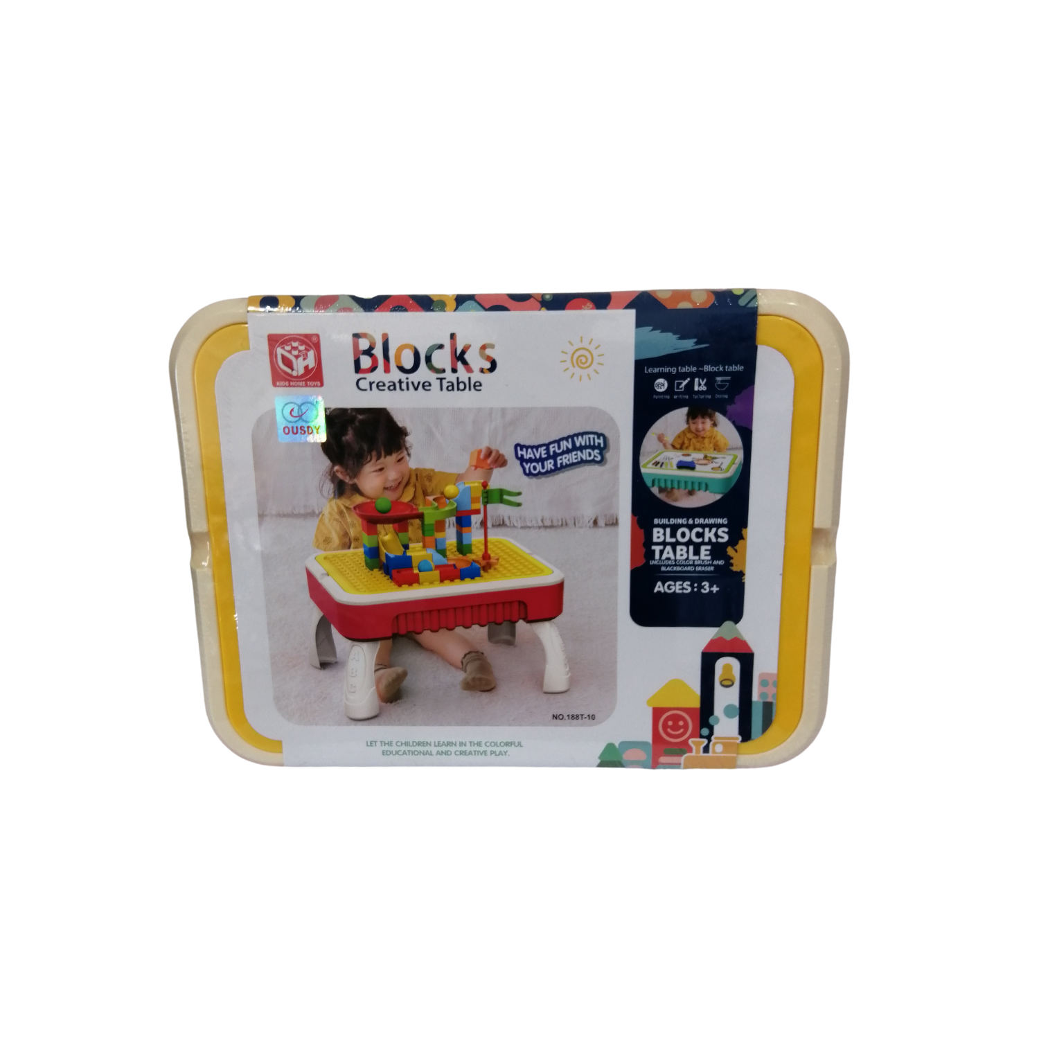 Mesa de legos con pizarra-0