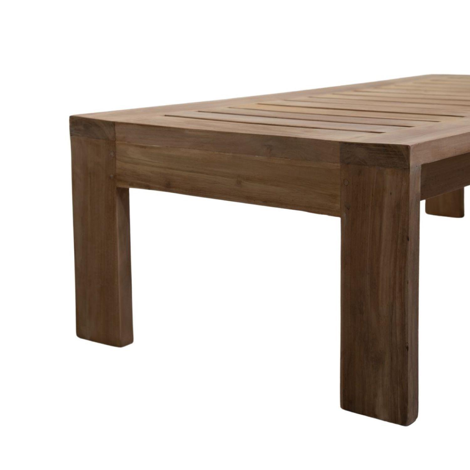 Mesa De Centro Presidenta Madera De Teca 120x60x35cm-3
