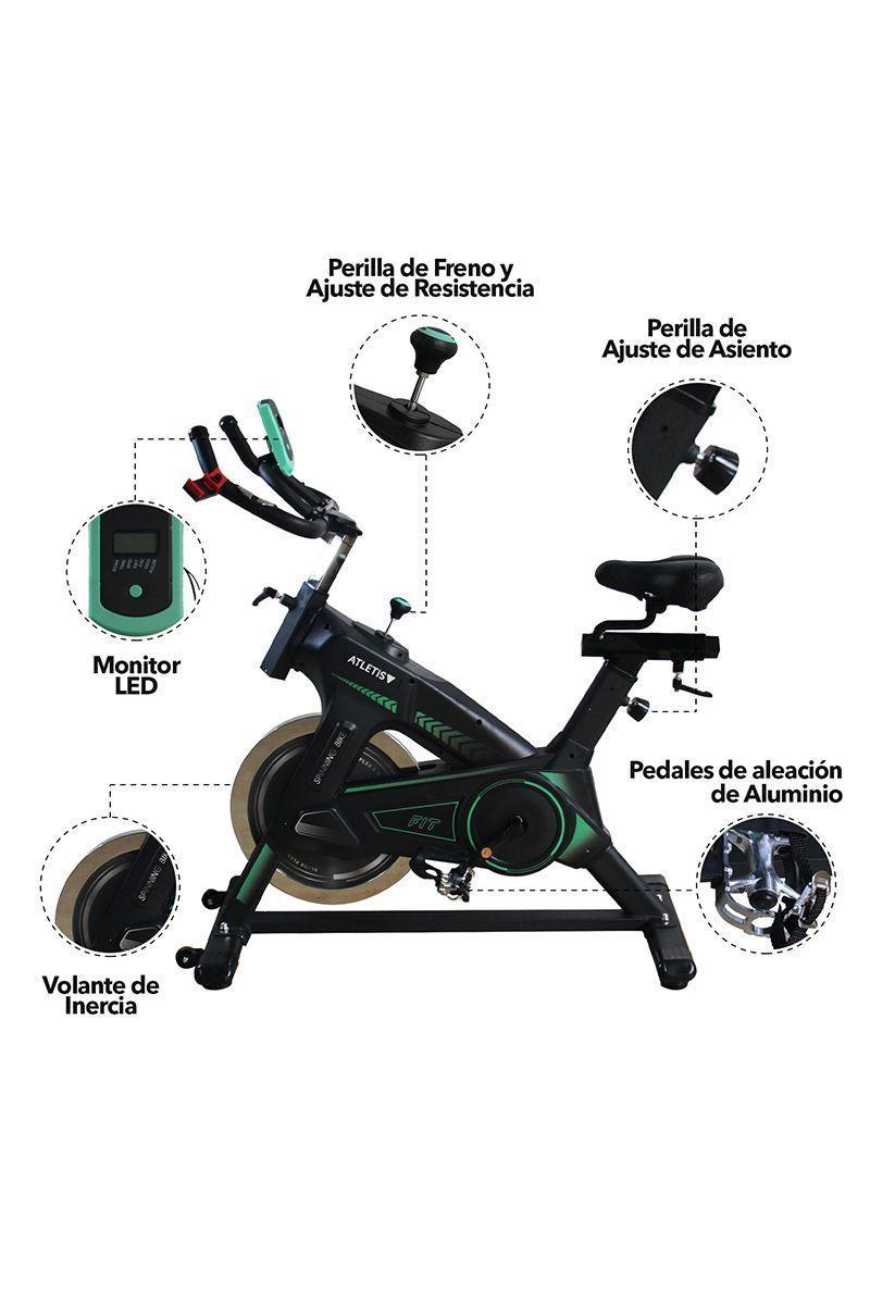 Pack Trotadora M201+ Bici Spinning Pro 800 Blanco-4