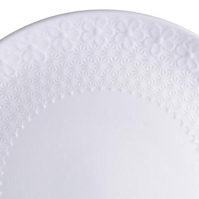 Plato Decorativo Glasgow Blanco Grande-1