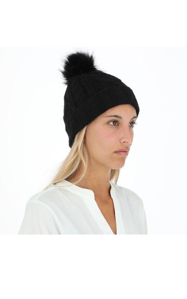 Gorro Pompon Negro i-D-2