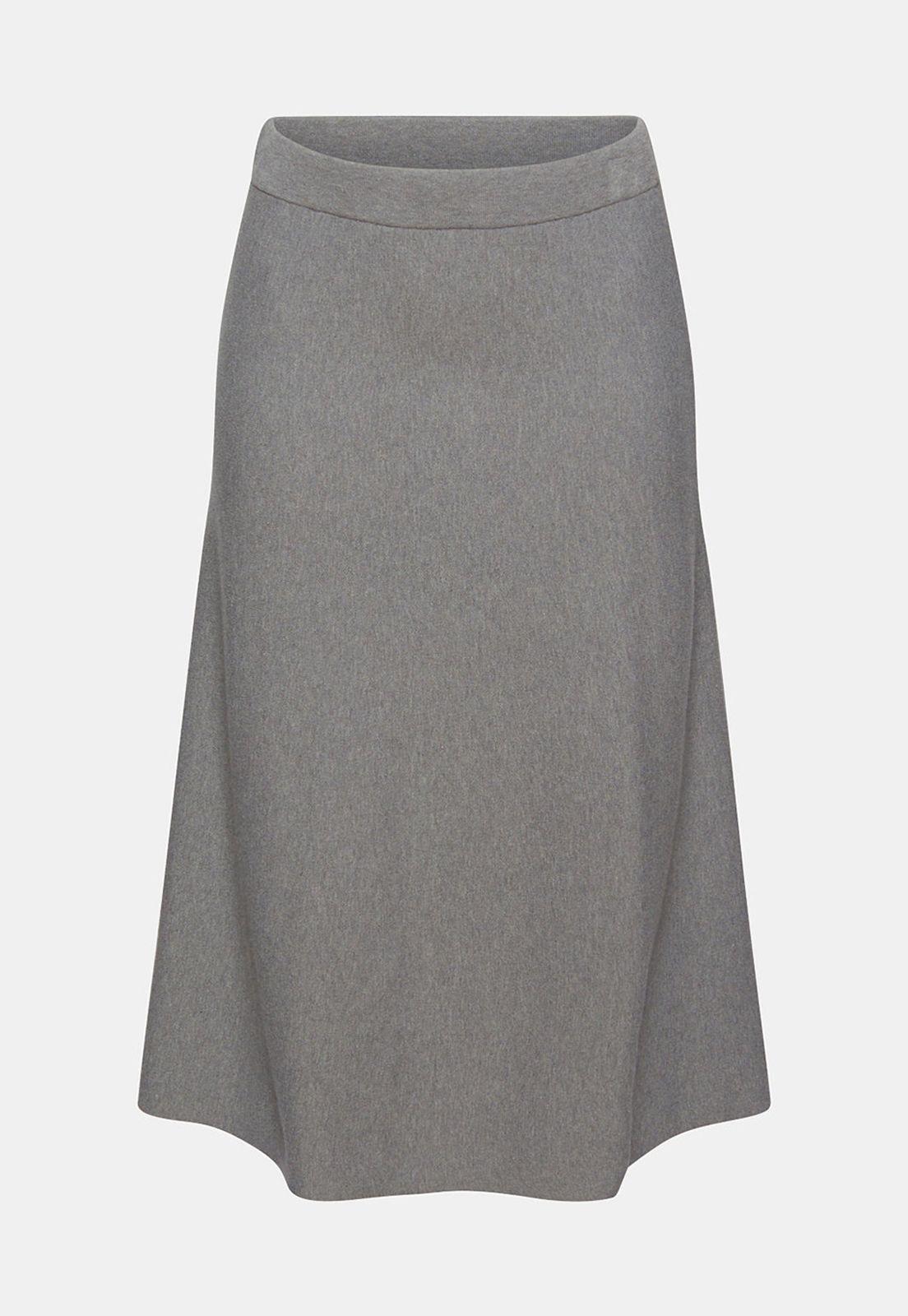 Falda Midi De Línea En A Esprit-3