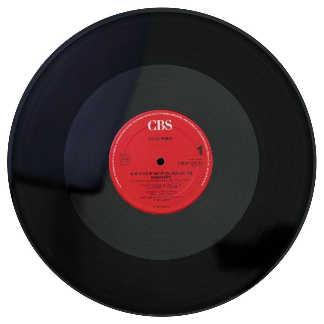 COCK ROBIN - WHEN YOUR HEART IS WEAK 12" MAXI SINGLE VINILO USADO-2