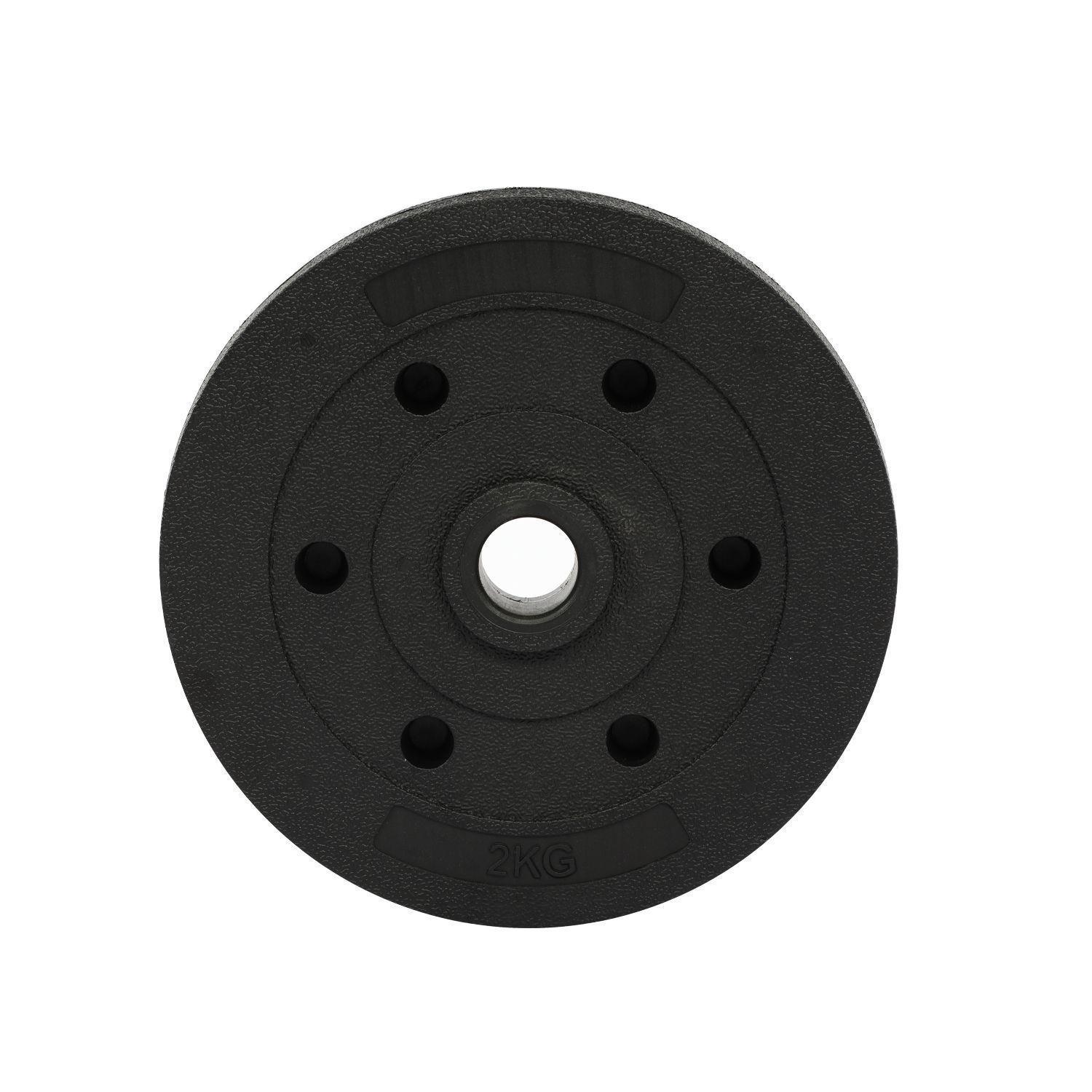 Disco de Cemento 2 Kg para Barra PVC Negro-0