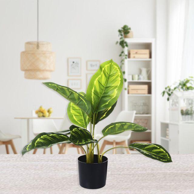 Planta Decorativa Artificial Dieffenbachia-3