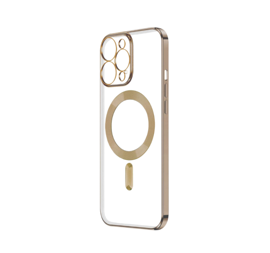 Carcasa Magsafe dorada iPhone 12 pro-0