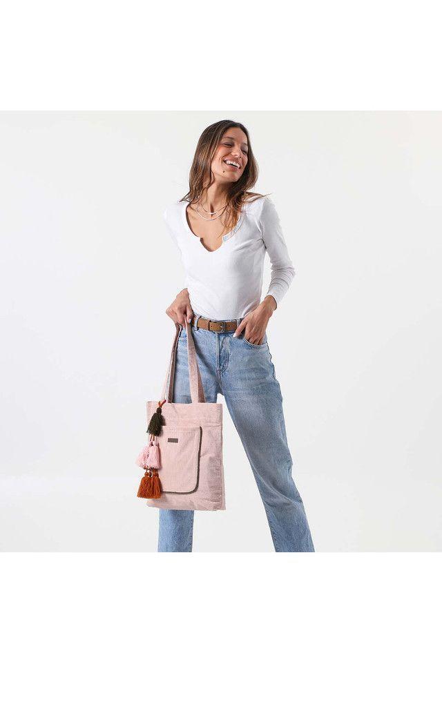 Cartera Hombro Rosada Cotele Humana-4
