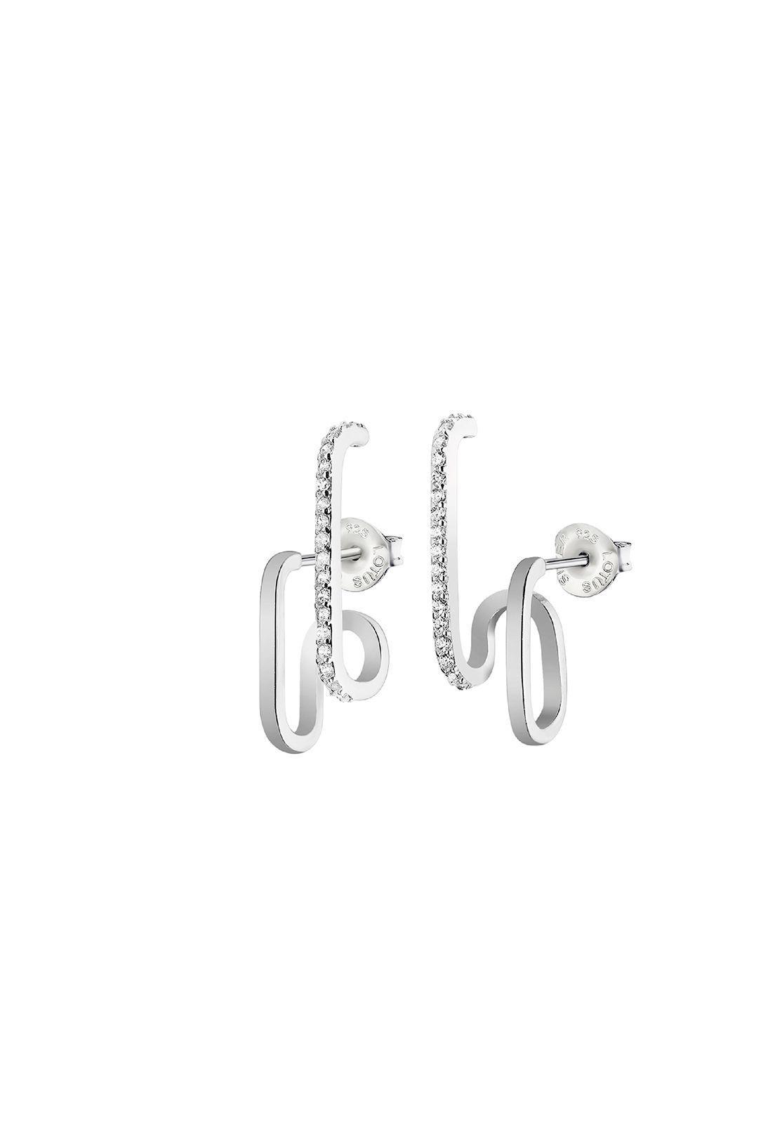 Aros Plata LP3343-4/1 Lotus Silver Mujer Ear Party-0