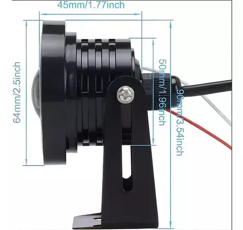 Par Focos Neblineros Led Ojos De Ángel 89mm-3
