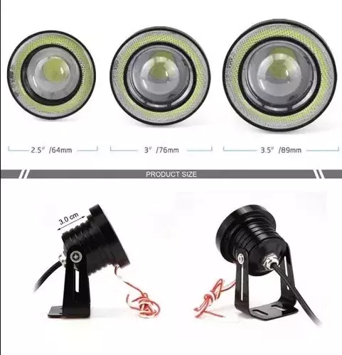 Par Focos Neblineros Led Ojos De Ángel 89mm-2