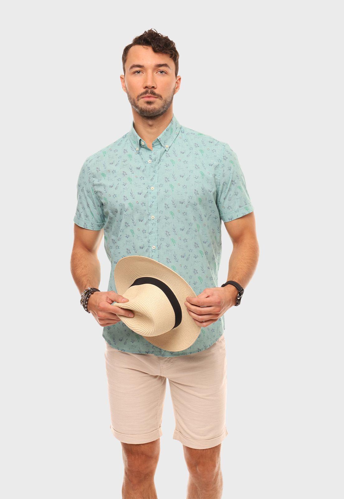 Camisa Casual Cuadritos Diseño Arrow-0