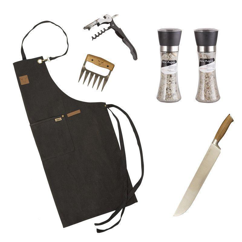 Set Parrillero 218 Wayu + Mix Sales Gourmet 6 Piezas-0