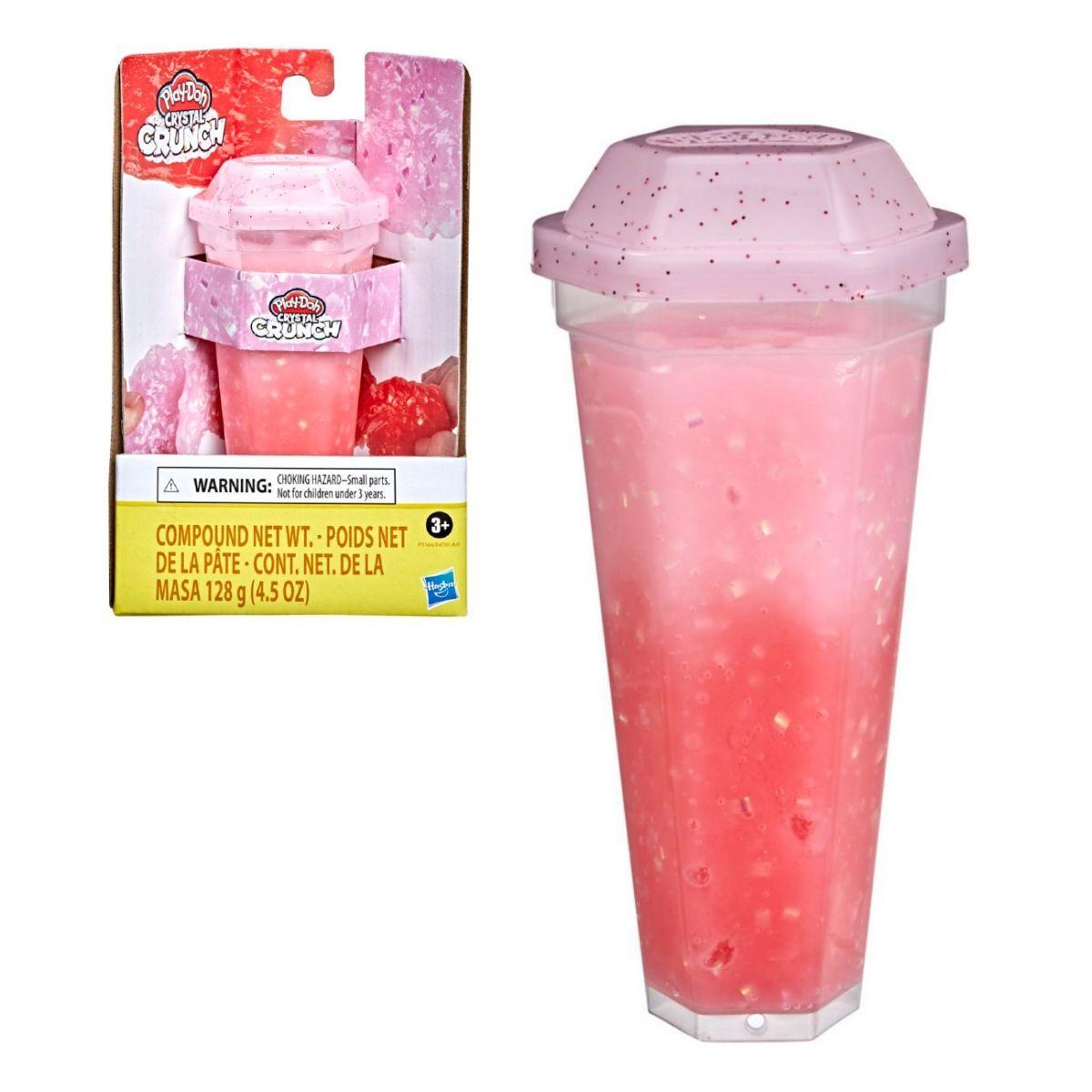 Play-Doh Mundo De Texturas Crystal Crunch - Rosa-Rojo-0