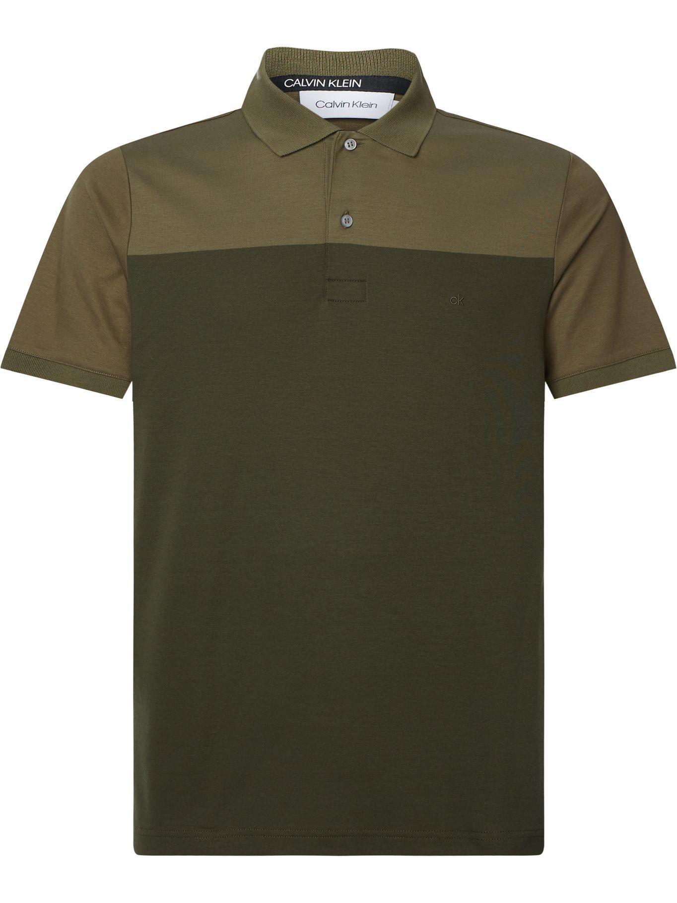 Polo Interlock Slim Verde Calvin Klein-0