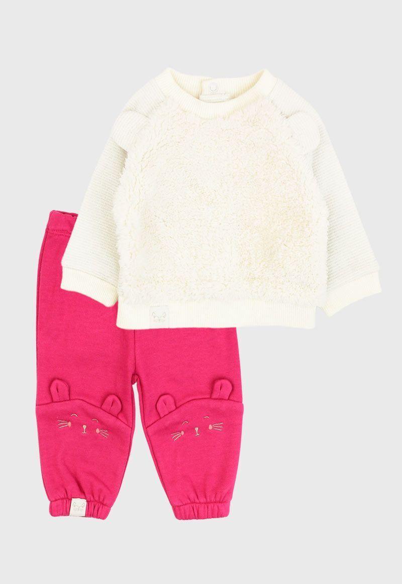 Conjunto newborn niña algodón piel cute friends 120-0