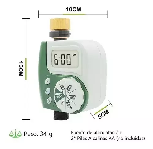 Programador Riego Automatico Canilla Goteo Timer Digital-5