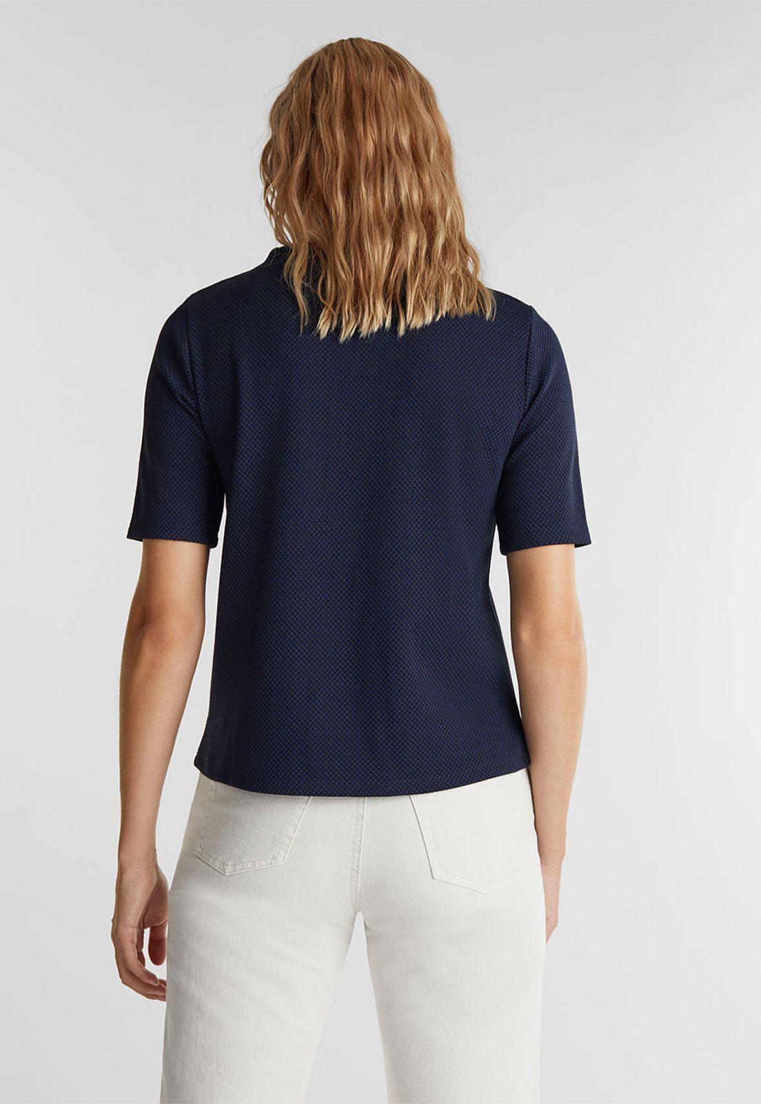 Polera Mujer Manga Corta Jacquard Esprit-1