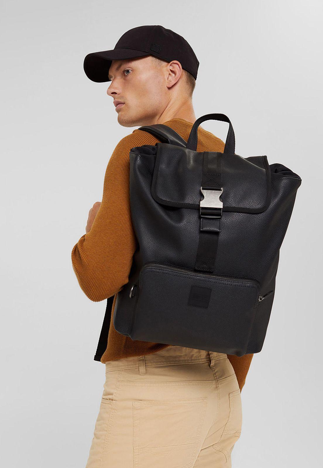 Mochila De Polipiel Acolchada Esprit-3