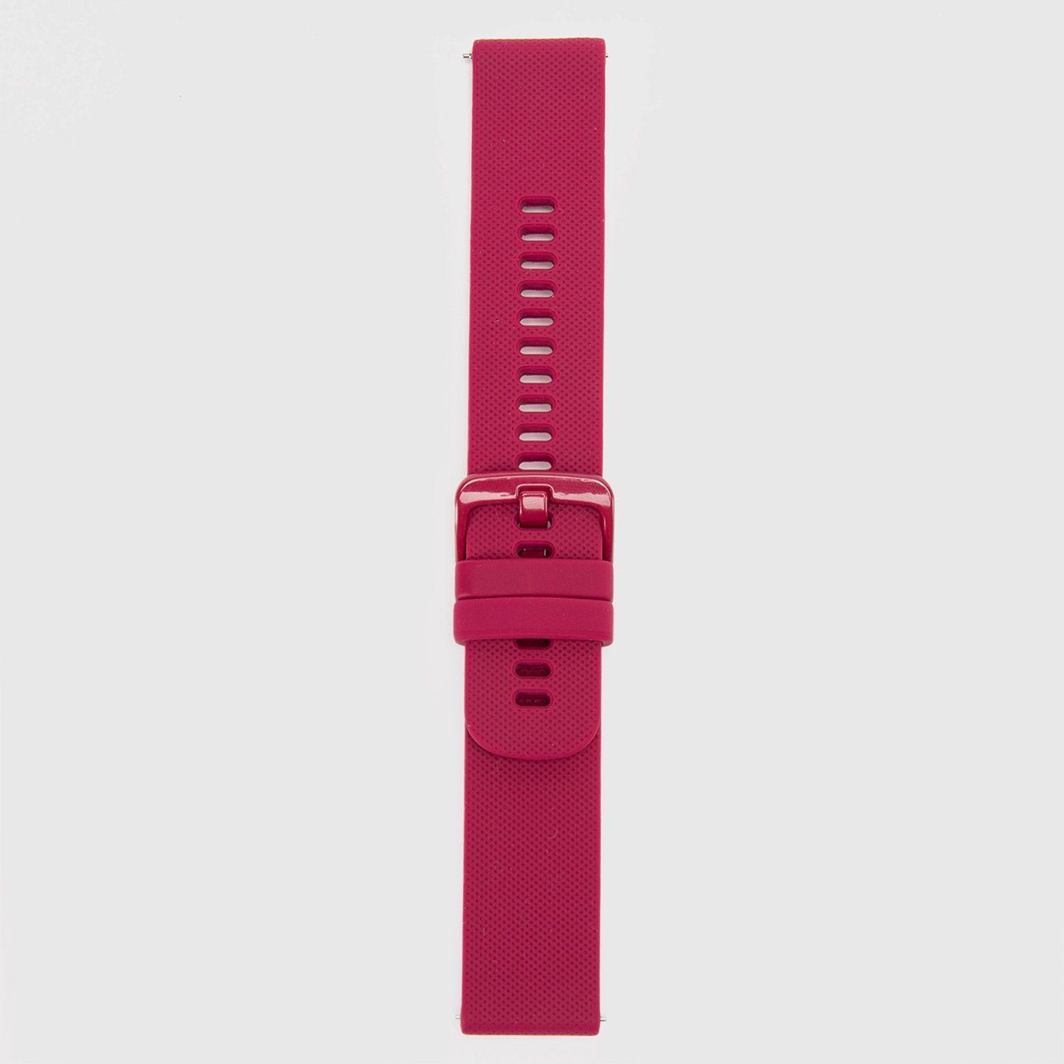 Correa Smartwatch Silicon Red Wine 20 mm STRANDHILL-0