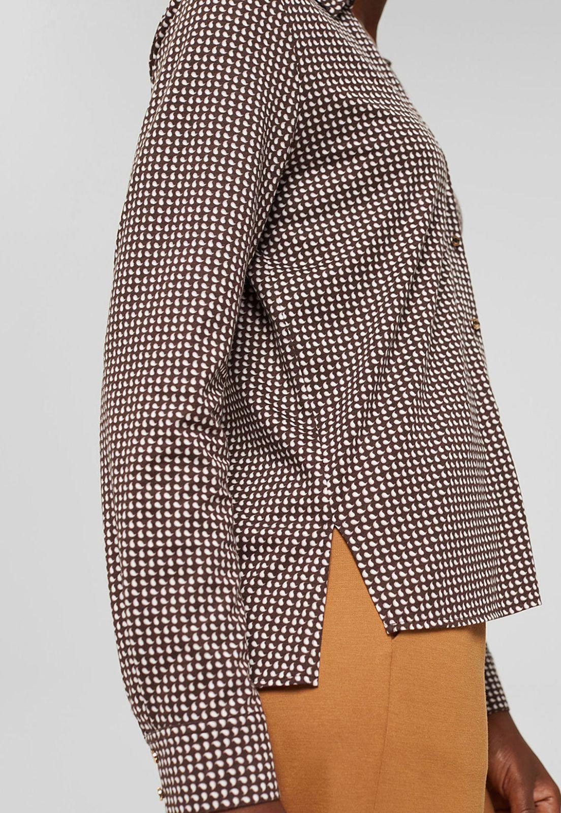 Polera Con Estilo De Blusa Camisera Esprit-2