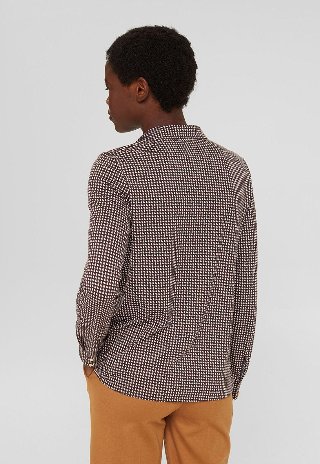 Polera Con Estilo De Blusa Camisera Esprit-1