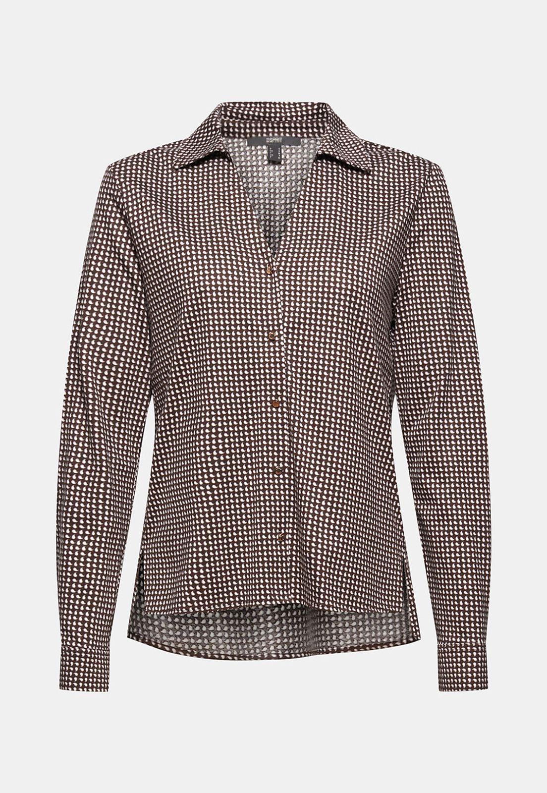 Polera Con Estilo De Blusa Camisera Esprit-3