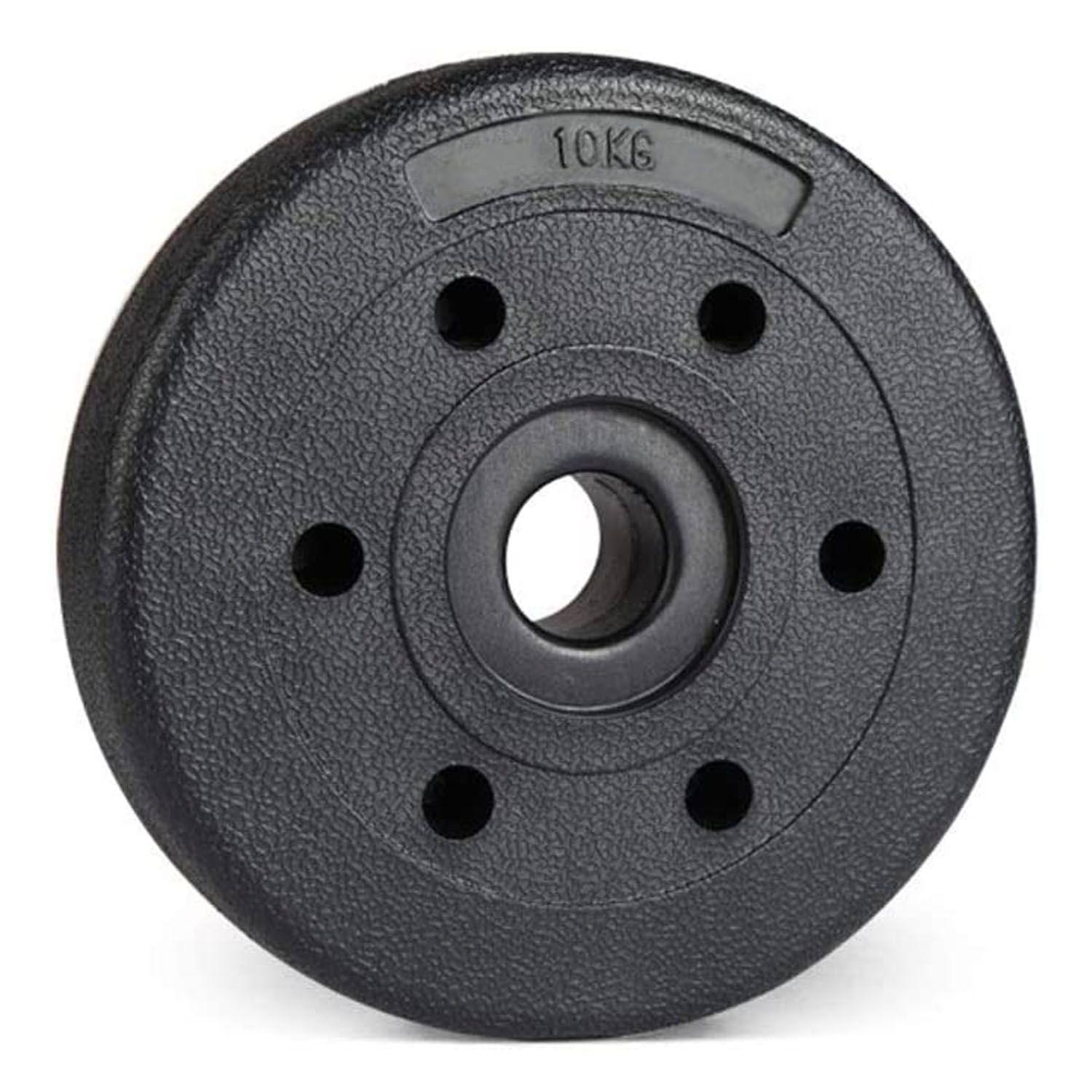 Disco Preolímpico de Cemento 10 kg para Pesas-0