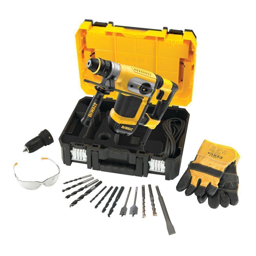 Rotomartillo Sds 1000W + Caja Tstak + 16 Accesorios  D25417Kt-B2  Dewalt-0