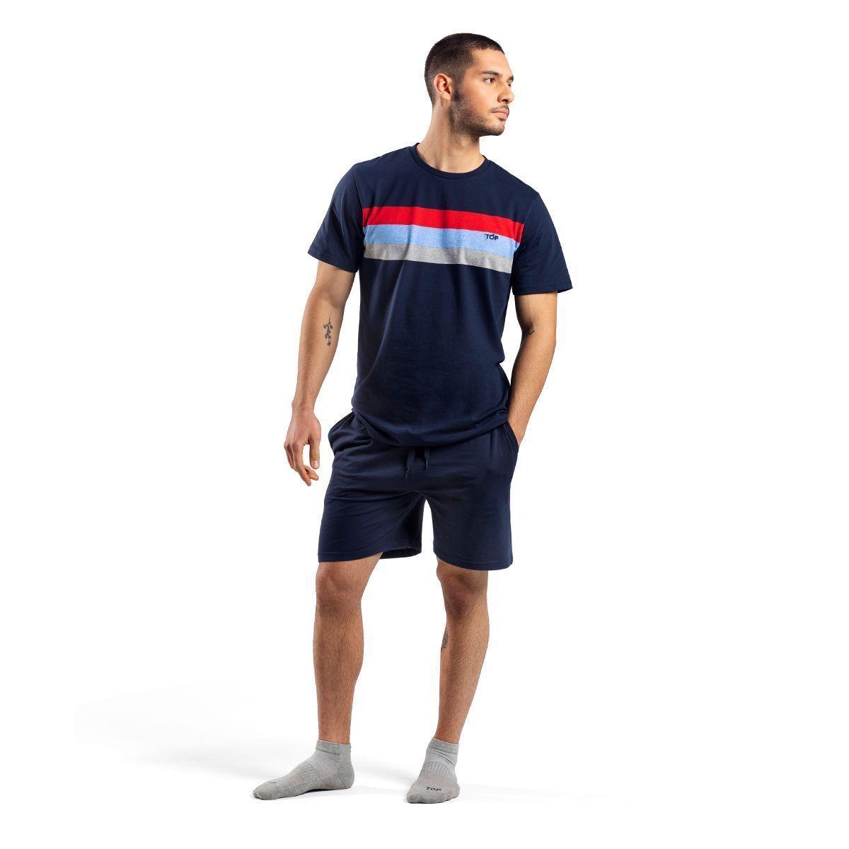 Pijama Algodón Hombre Verano 235 C1 Top-0