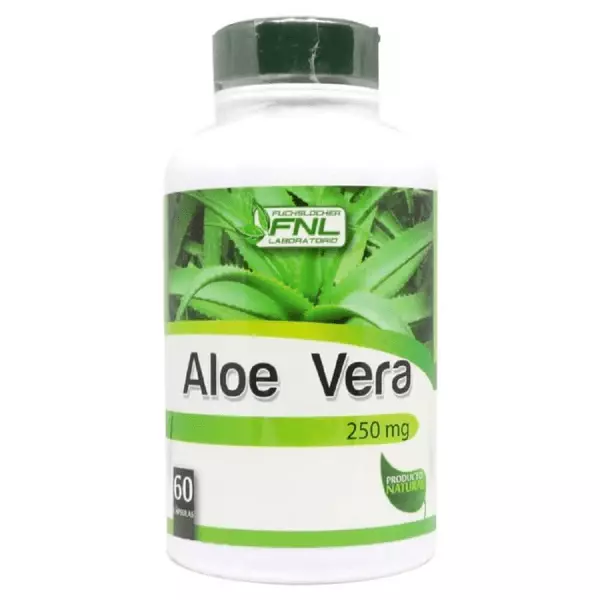 Aloe Vera - 250mg - 60 Capsulas - FNL-0