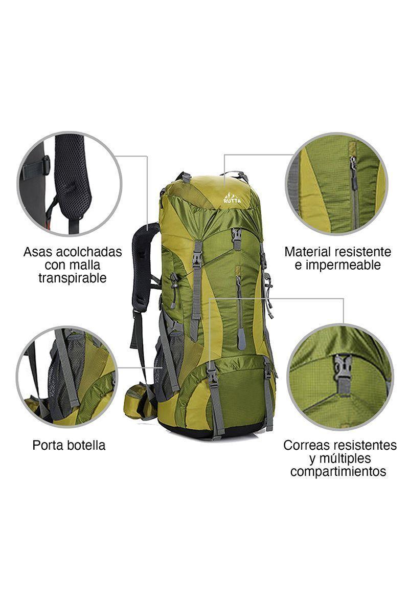 Mochila Outdoor 75 Litros Verde-3