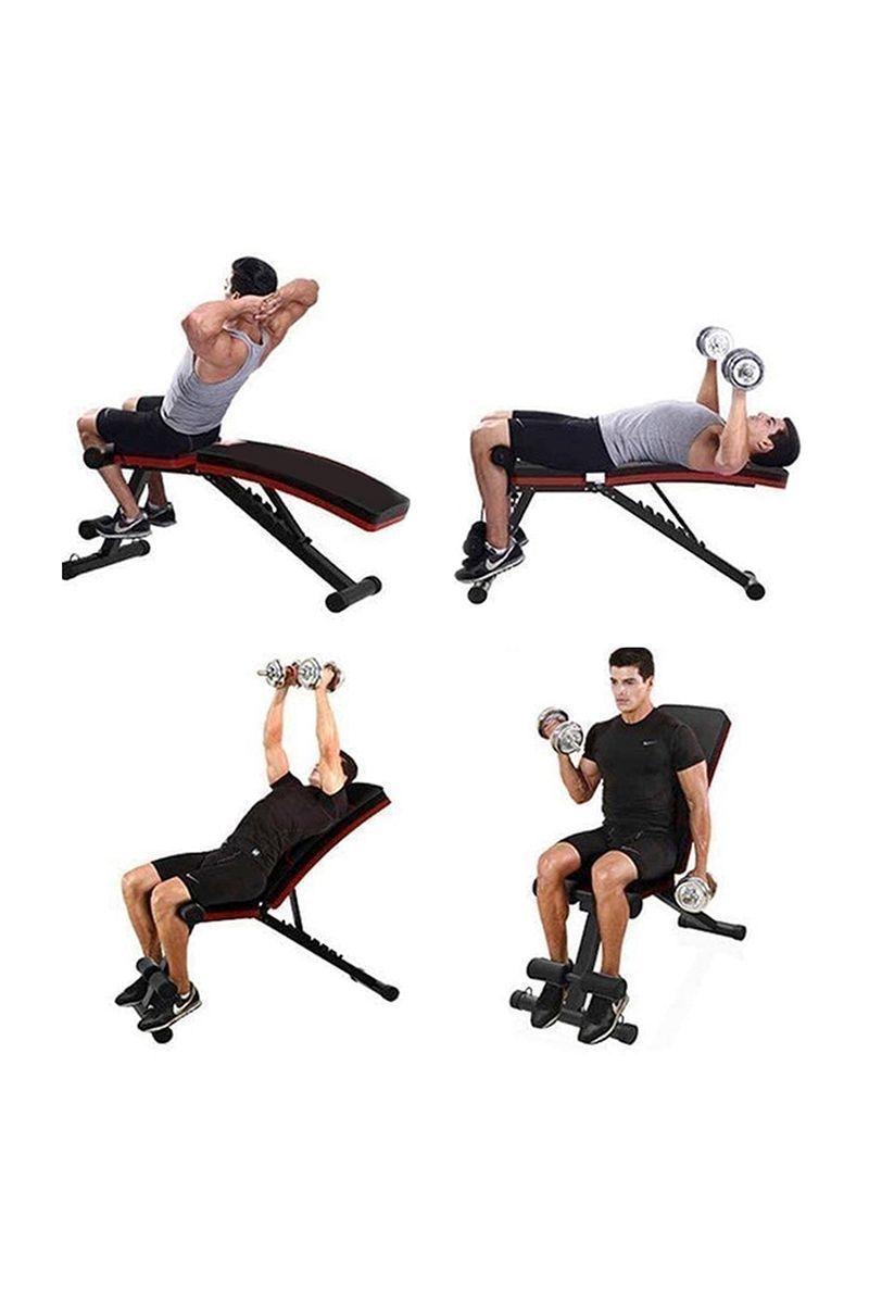 Banco Multifuncional Plegable Reclinable Negro-1