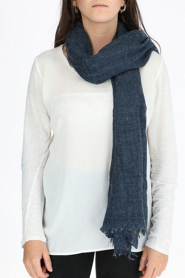 Pañuelo Liso Washed Azul  Humana-2